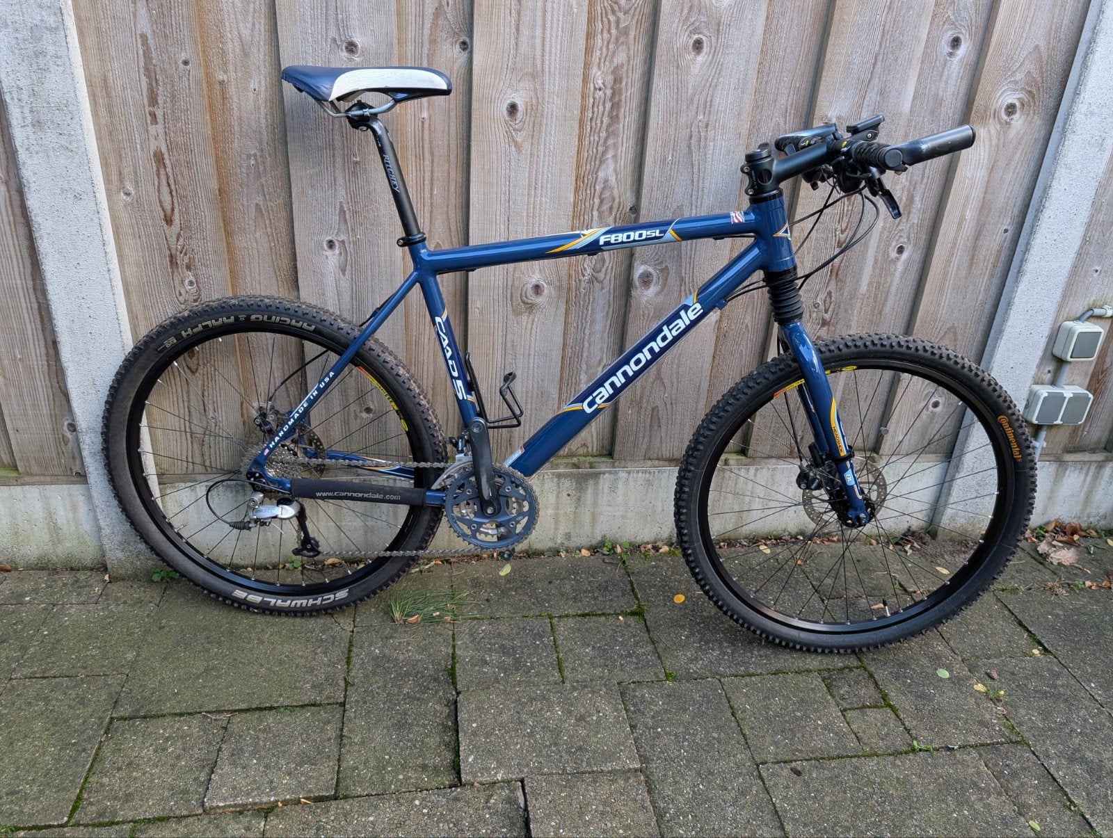 Cannondale F800SL~Vintage MTB~CAAD5~Shimano XT~Headshok100%, Fietsen en Brommers, Hardtail, Heren, Zo goed als nieuw, Schijfrem