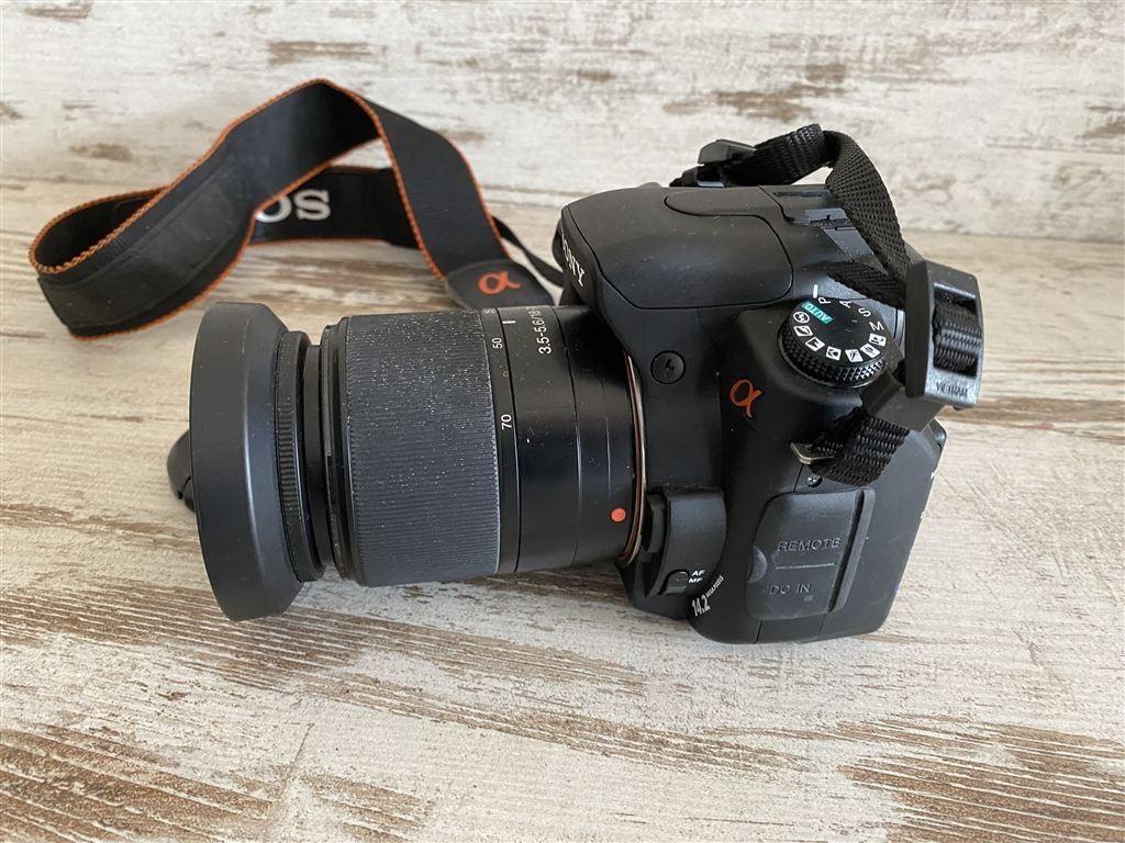 Sony A350 camera met lens [1421], Audio, Tv en Foto, Fotocamera's Digitaal, Verzenden, Zo goed als nieuw, Canon, Geen optische zoom