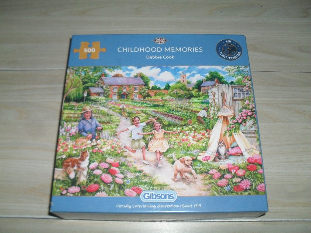 Gibsons puzzle 500 stukjes Childhood Memories, Ophalen, 500 t/m 1500 stukjes, Zo goed als nieuw, Legpuzzel