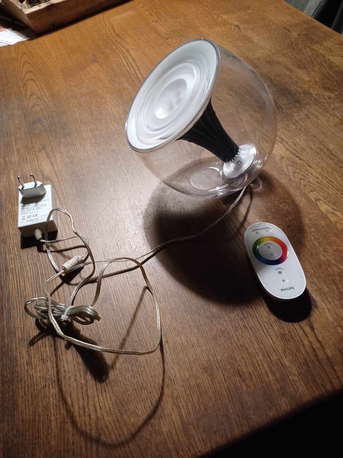 Philips LivingColors LED-lamp met afstandsbediening, Gebruikt, Kunststof, Philips, Meerkleurig