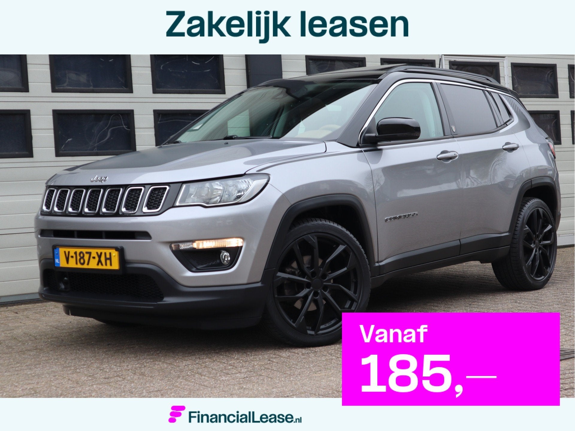 Jeep Compass 1.4 MultiAir 141pk Trailhawk - Grijs kenteken -, 450 kg, Gebruikt, Euro 6, 4 cilinders