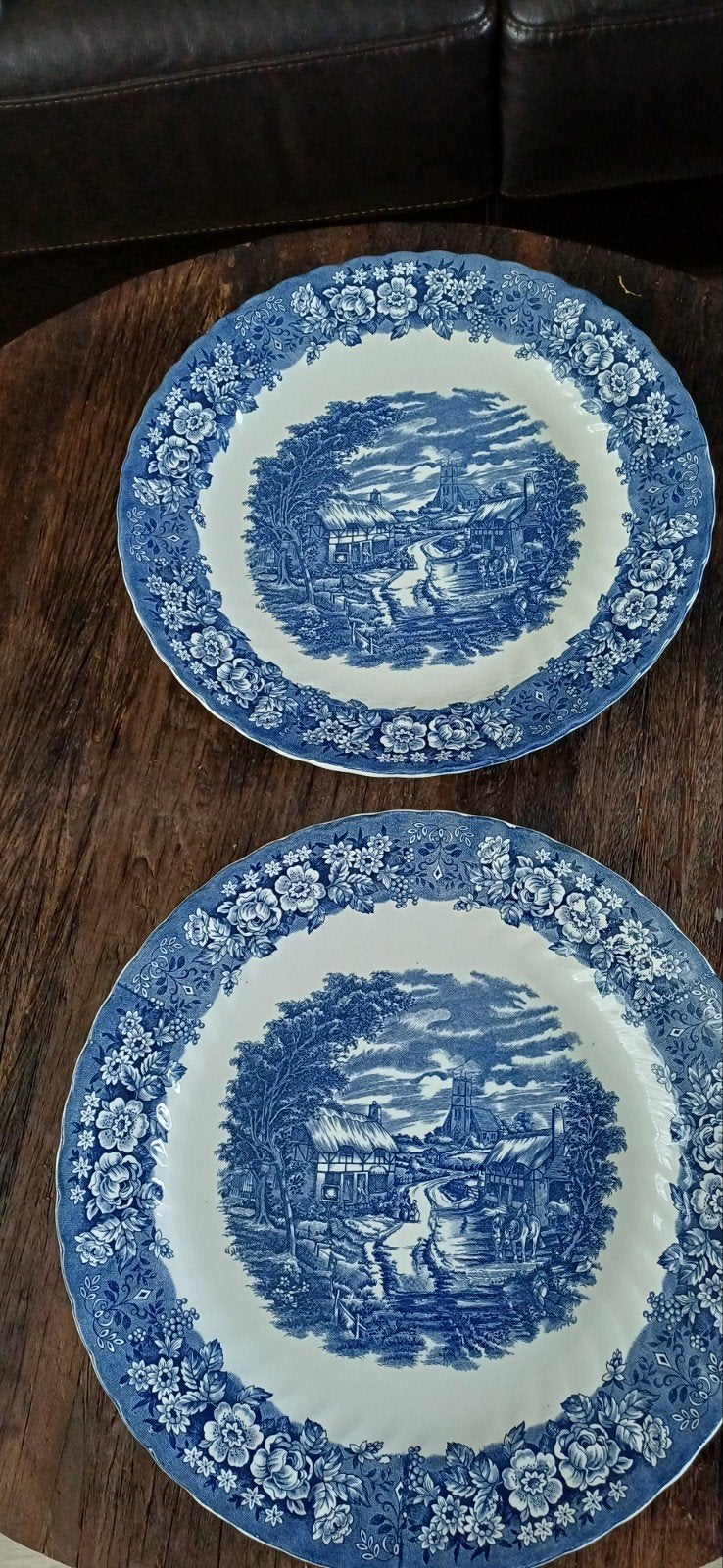 2x Vintage Memory Lane British Anchor serveerschalen, Ophalen