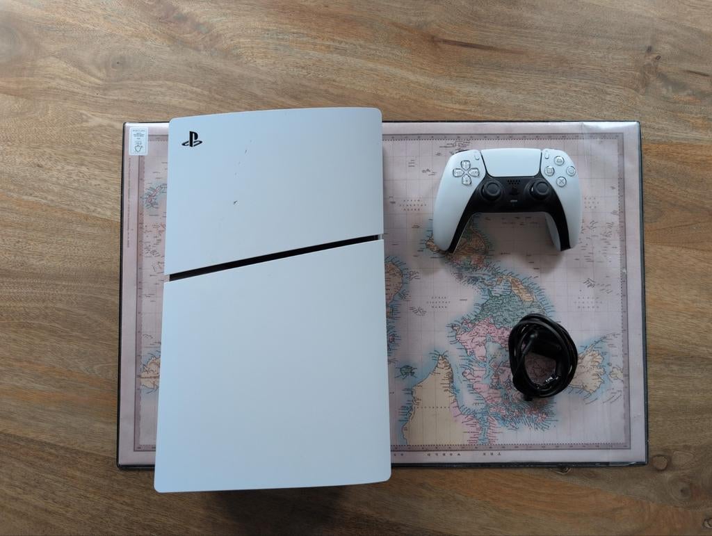 PlayStation 5 (PS5) met controller en kabels, Spelcomputers en Games, Ophalen of Verzenden, Gebruikt, Playstation 5