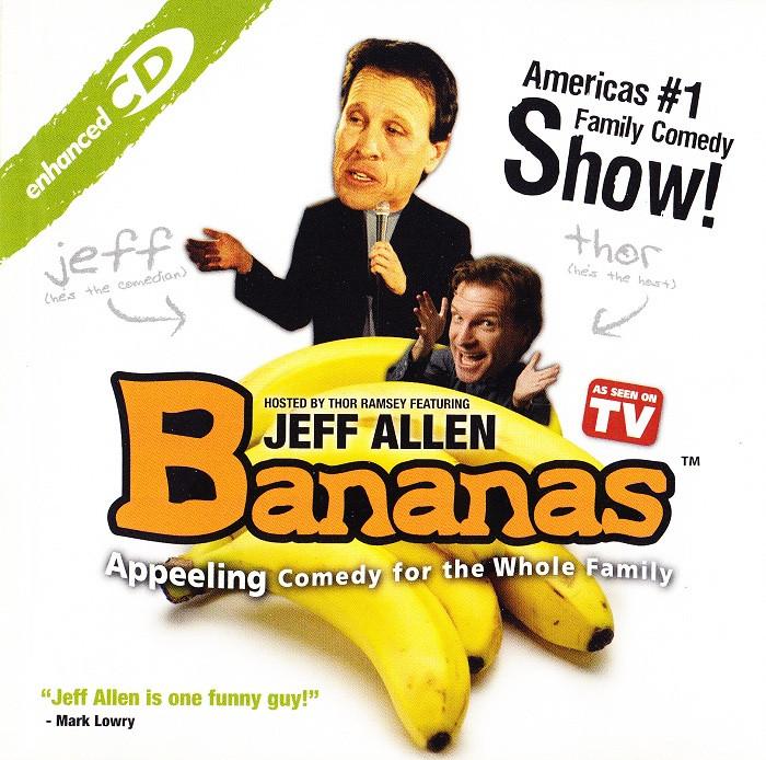 SALE--CD JEFF ALLEN-Bananas-Appeeling Comedy, Verzenden, Zo goed als nieuw, Gospel