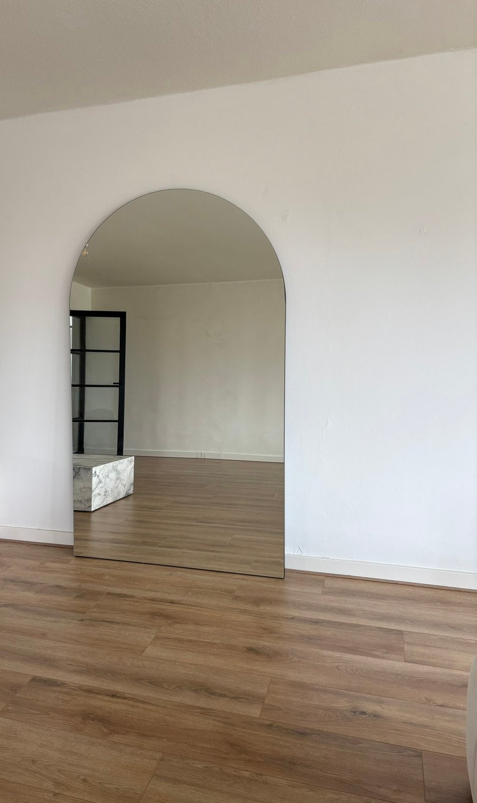 Boogspiegel, Huis en Inrichting, Woonaccessoires | Spiegels, Ophalen, 200 cm of meer, Nieuw, 100 tot 125 cm