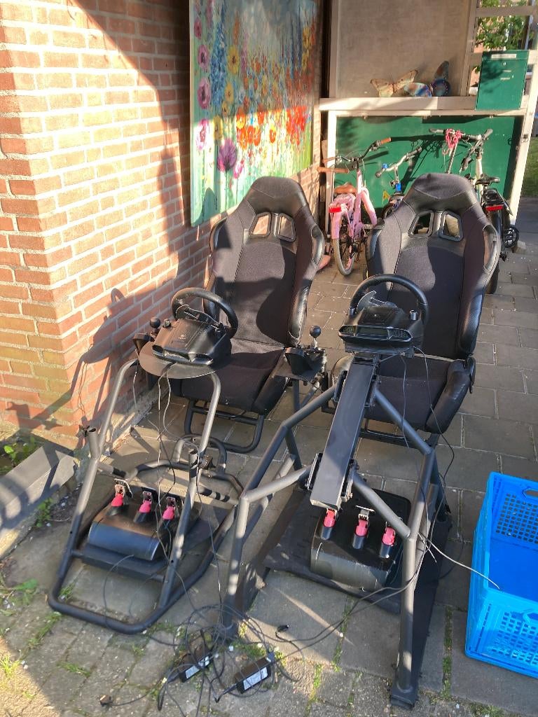 Race simulator (2-player) met PS3 and games, Spelcomputers en Games, Games | Sony PlayStation 3, Ophalen, Gebruikt, 2 spelers