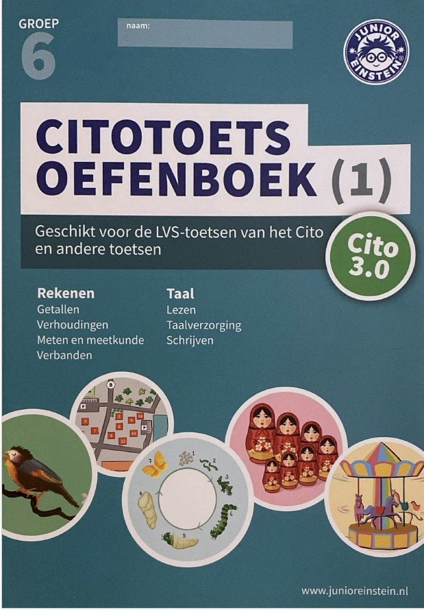 Cito & LVS oefen toetsboek groep 6 Junior Einstein, Ophalen of Verzenden, Nieuw, Overige niveaus, Nederlands