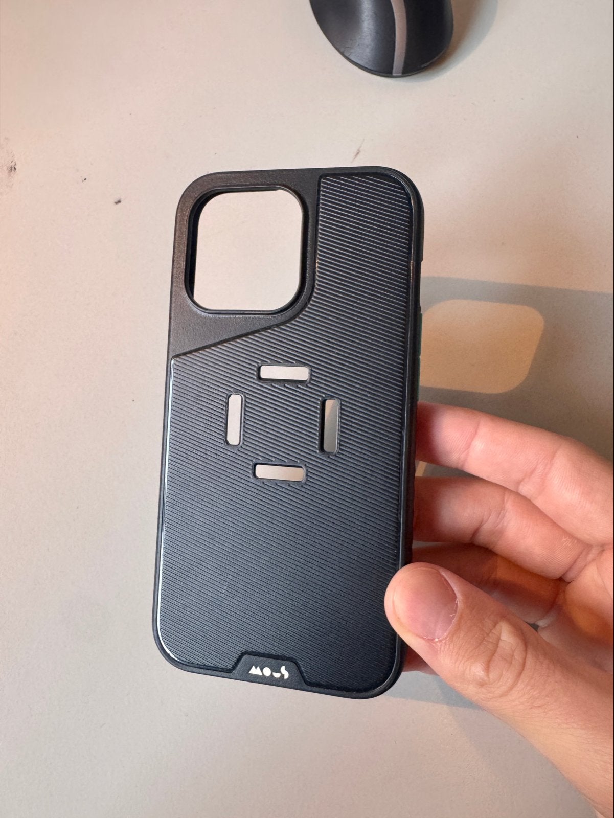 Mous IntraLock Case voor iPhone 14 Pro, Kunststof, Zwart, Hoesje of Tasje, Ophalen of Verzenden