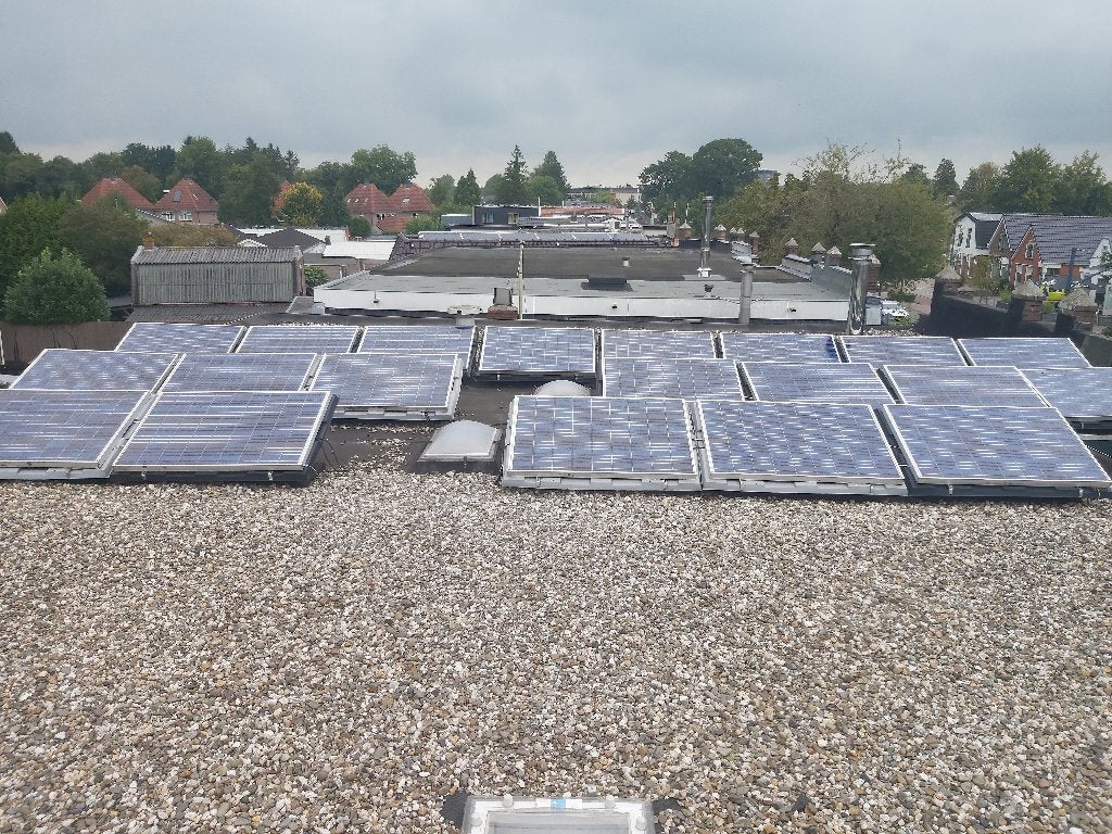 20 Zonnepanelen + Omvormer, Doe-het-zelf en Verbouw, Ophalen, Gebruikt