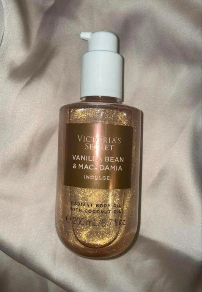 VS - Body Oil Vanilla Bean & Macadamia 200ml, Verzenden, Nieuw, Bodylotion, Crème of Olie