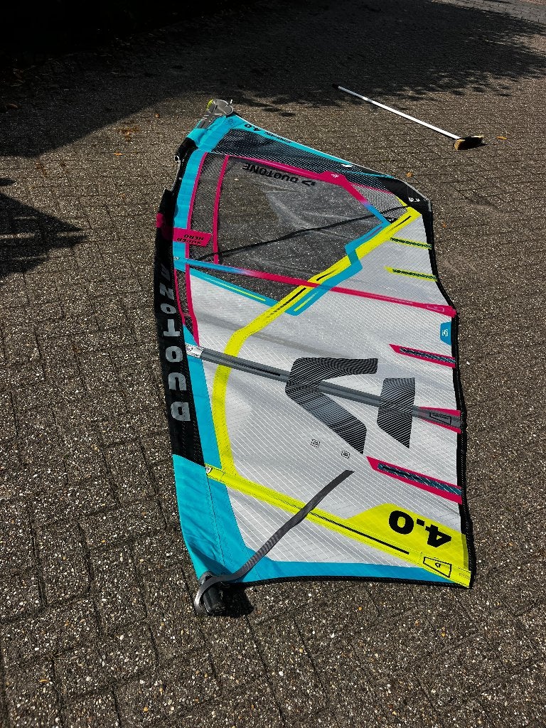 Duotone super hero 4.0 - nieuw slechts een keer gevaren, Ophalen, Met draagtas, 3.5 tot 5 m², Nieuw
