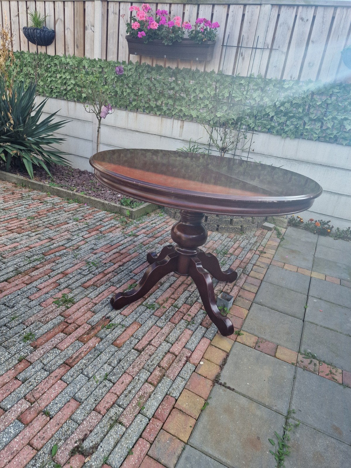 uitschuifbare eettafel GRATIS, Antiek en Kunst, Ophalen of Verzenden
