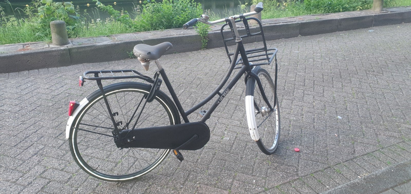 Oma fiets, 53 tot 56 cm, Ophalen, Gebruikt, Terugtraprem
