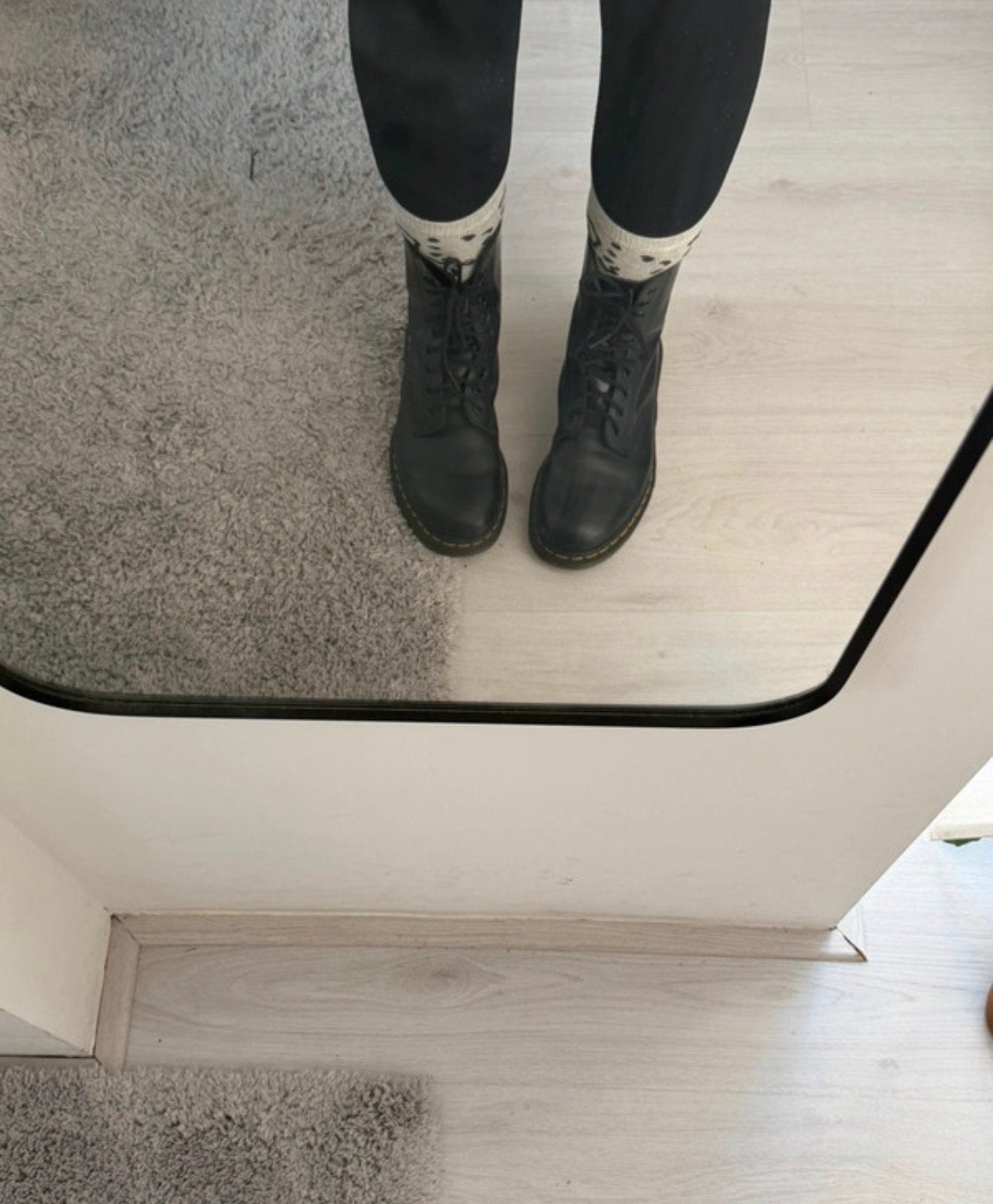 Dr. Martens 1490 Smooth Zwarte Leren Laarzen Maat 40, Kleding | Dames, Ophalen of Verzenden, Zo goed als nieuw, Zwart, Lage of Enkellaarzen