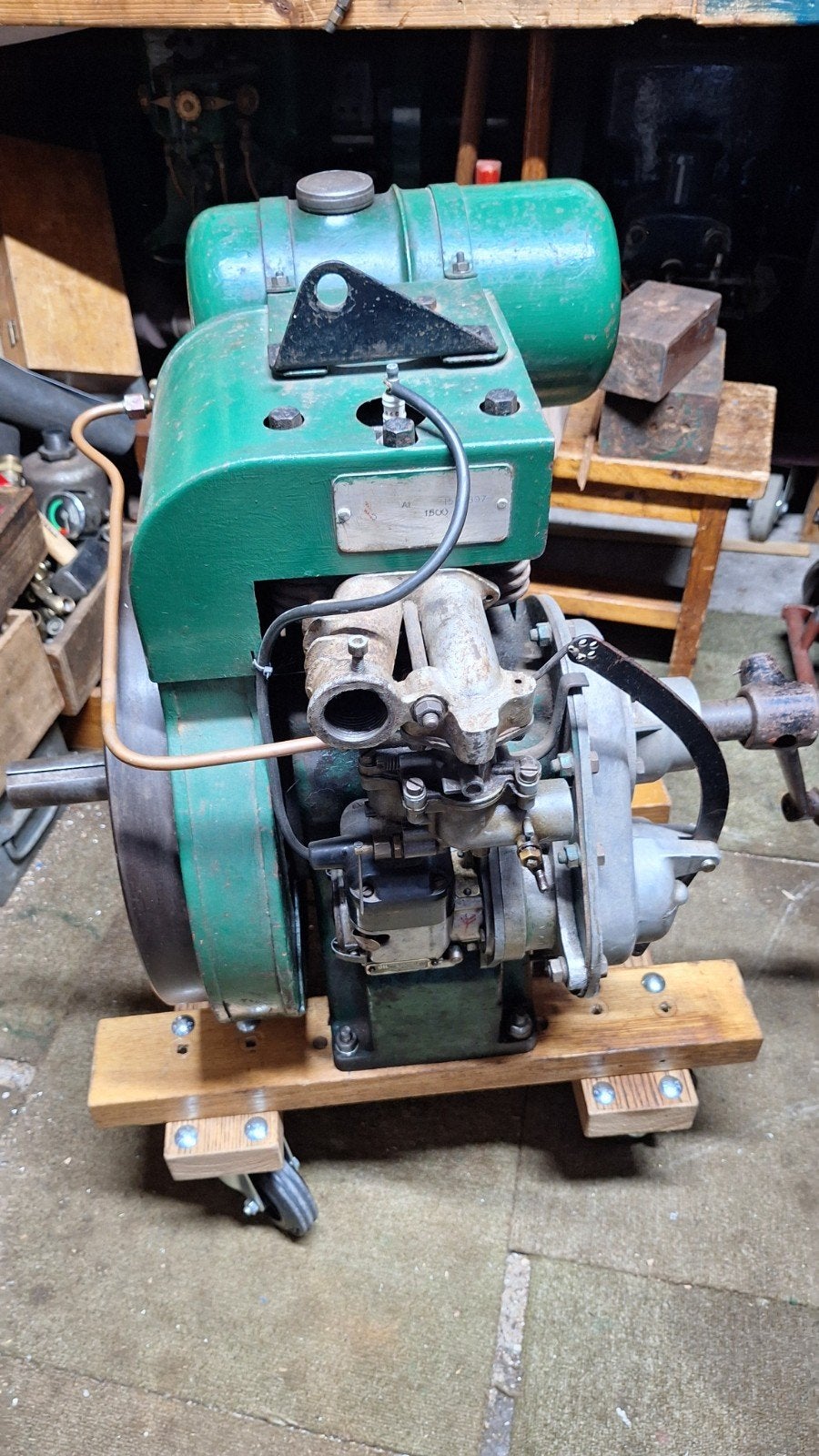 Petter Benzine motor., Doe-het-zelf en Verbouw, Ophalen, Zo goed als nieuw, Benzinemotor, 1400 tot 1800 rpm
