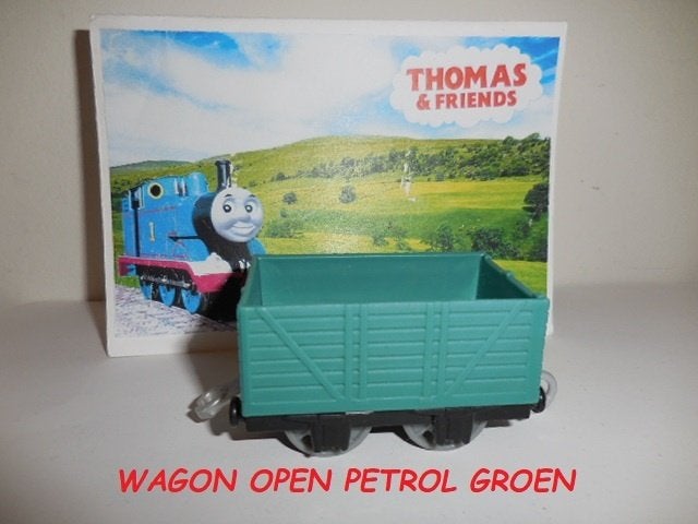 Trackmaster Thomas de Trein, Wagon Open Petrol Groen, Kinderen en Baby's, Speelgoed | Thomas de Trein, Ophalen of Verzenden, Zo goed als nieuw