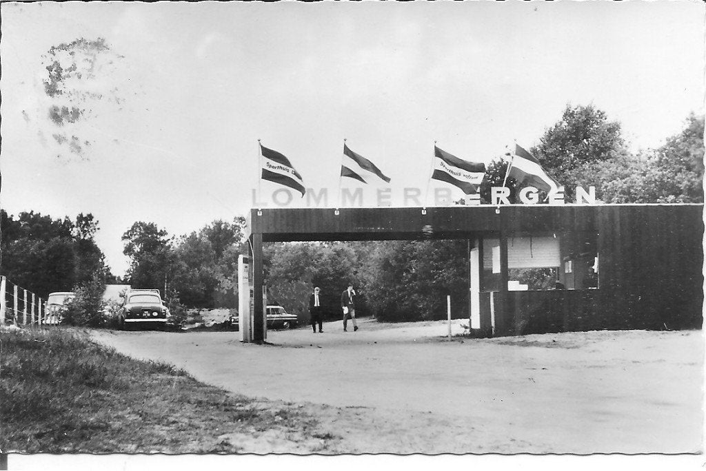 Oude ansichtkaart Recreatiecentrum Lommerbergen Reuver, Ophalen of Verzenden, 1960 tot 1980, Gelopen, Limburg