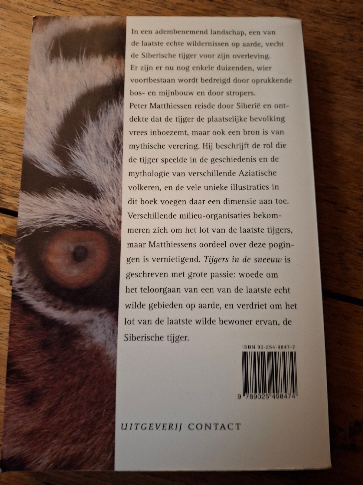 P. Matthiessen - Tijgers in de sneeuw, Ophalen of Verzenden, Gelezen, P. Matthiessen, Europa