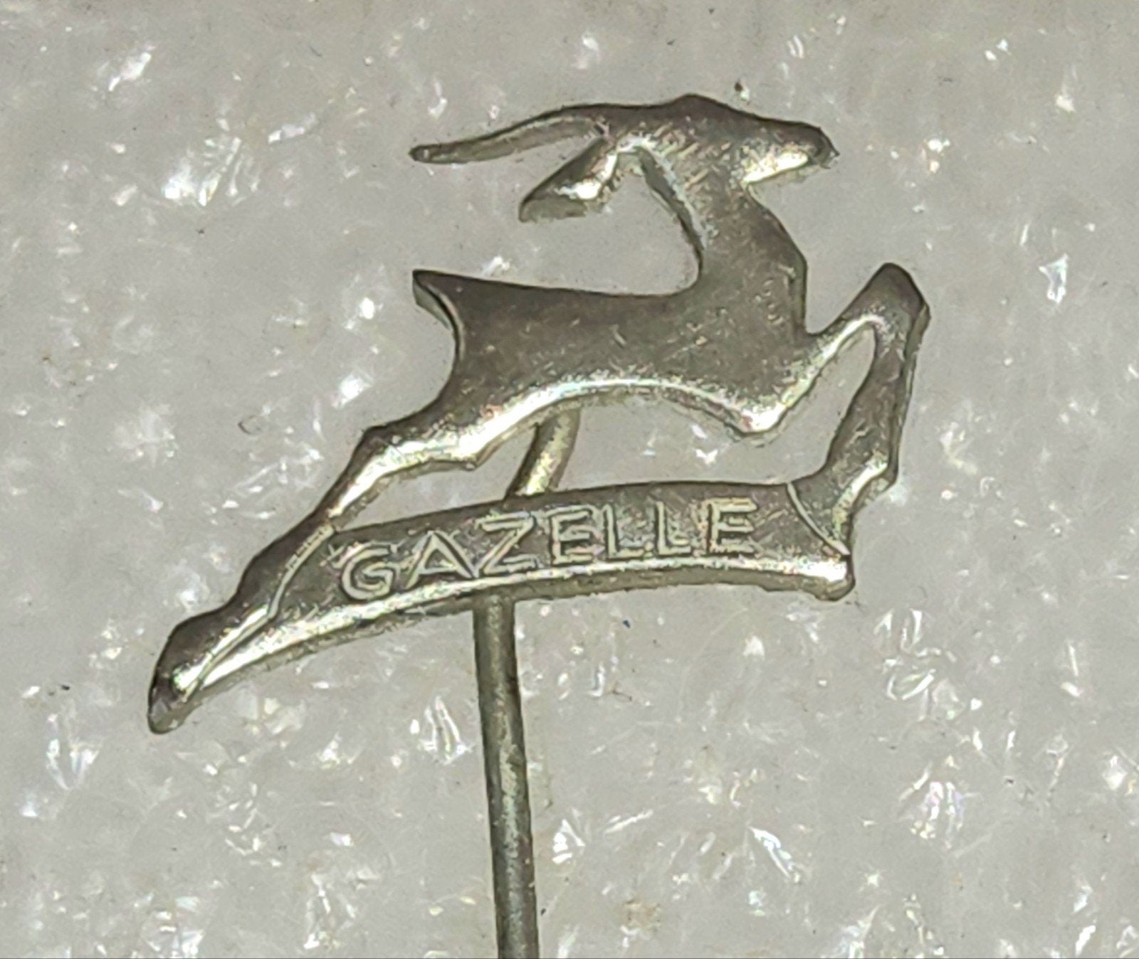 Vintage Gazelle Rijwielen Speldje, Verzamelen, Ophalen of Verzenden, Gebruikt, Merk, Speldje of Pin