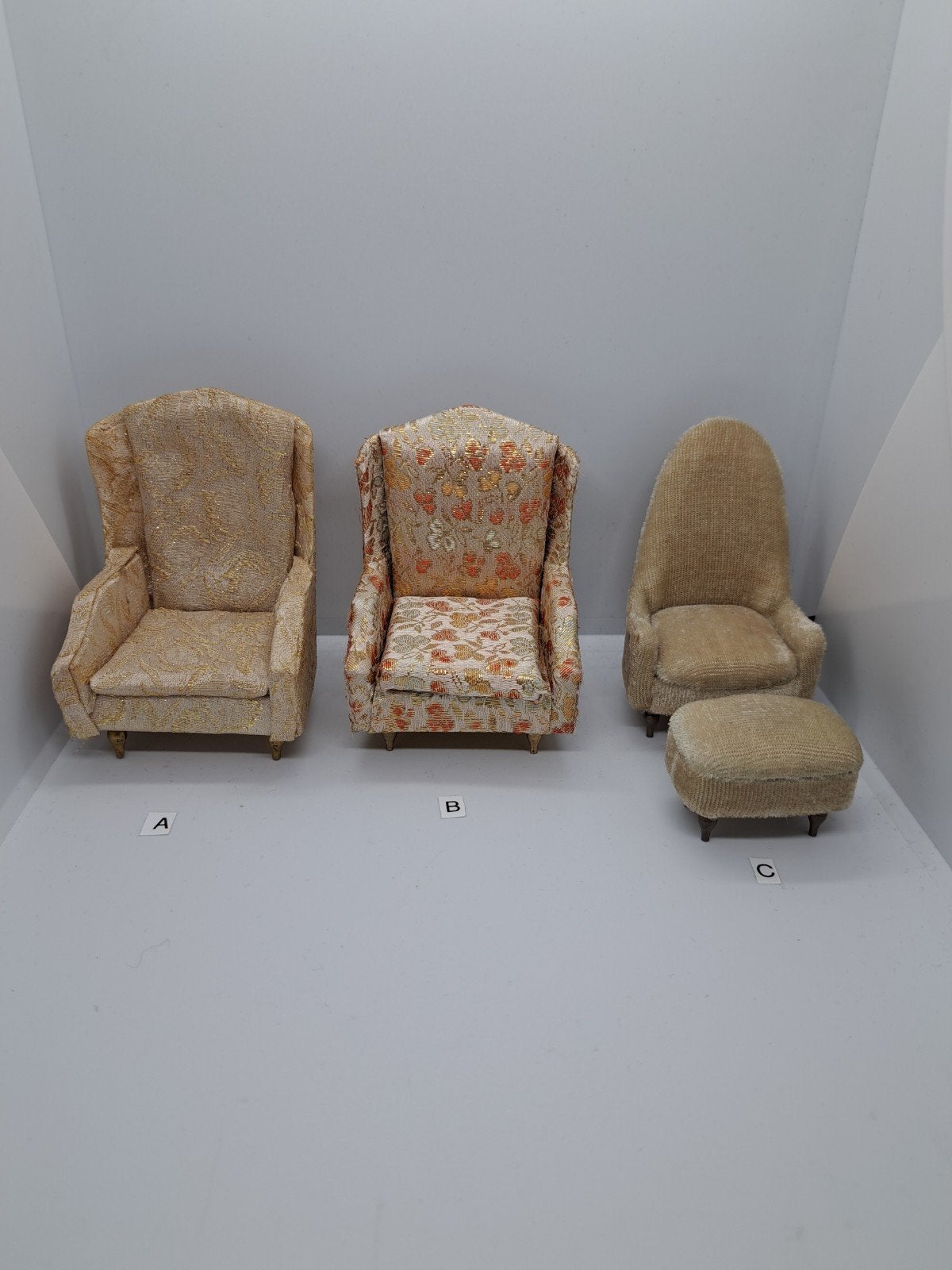 Fauteuil's Petite princess/Lundby 1:16/1:18, Ophalen of Verzenden, Zo goed als nieuw, Poppenhuis