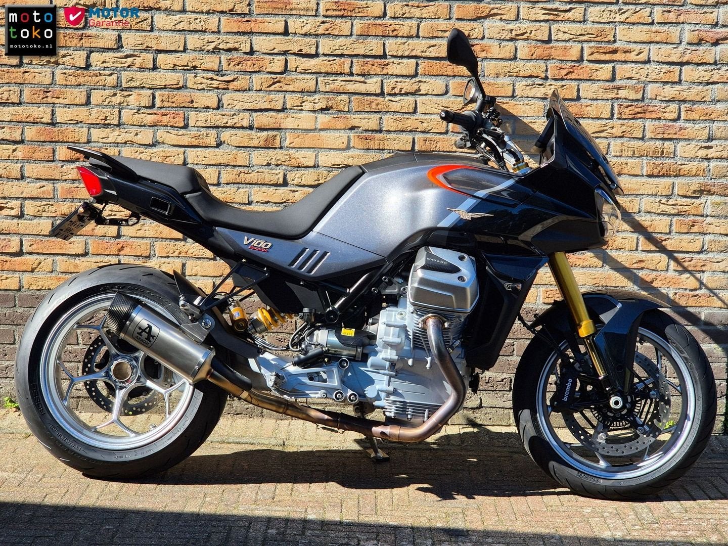 Schitterende MOTO GUZZI V 100 MANDELLO S met Arrow uitlaat, Motoren, Motoren | Moto Guzzi, 2 cilinders, Motorrijbewijs A, Bedrijf