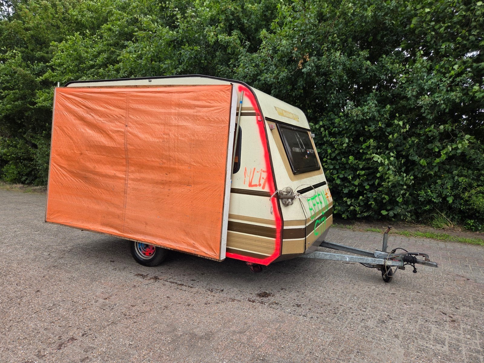 Caravan Voor feesten of op stap festivals, Caravans en Kamperen, Tenten, Ophalen