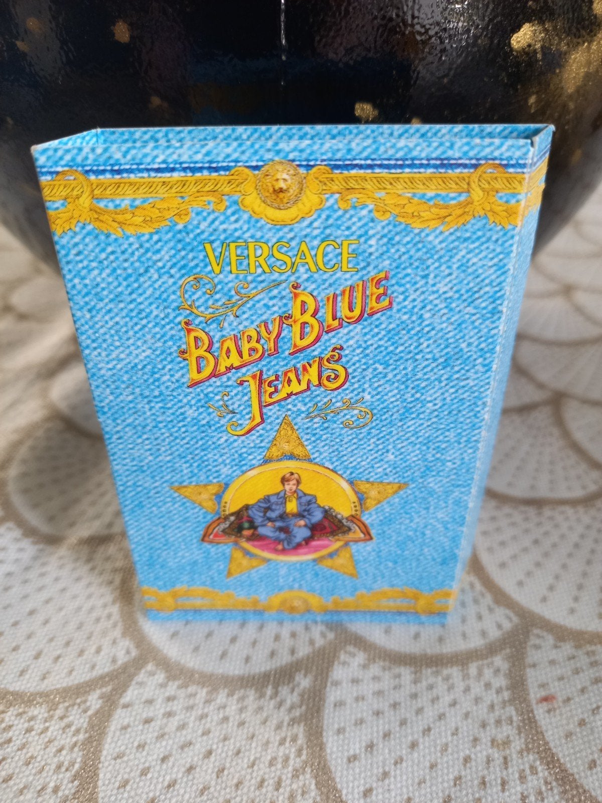Proefje Baby Blue Jeans Versace, Ophalen of Verzenden