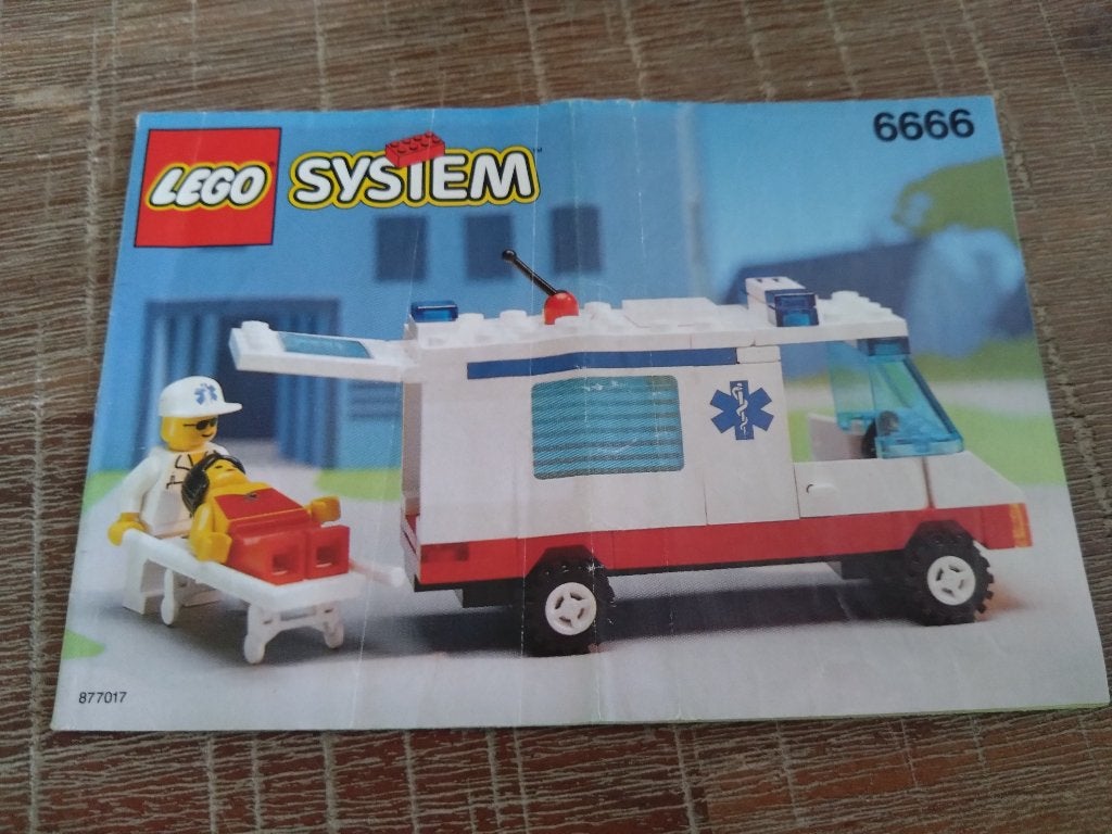 lego 6666 ambulance, Gebruikt, Overige thema's, Lego, Ophalen of Verzenden