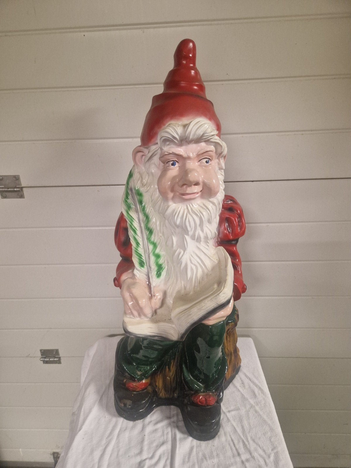 grote tuin kabouter, Ophalen, Gebruikt, Kunststof, Tuinkabouter