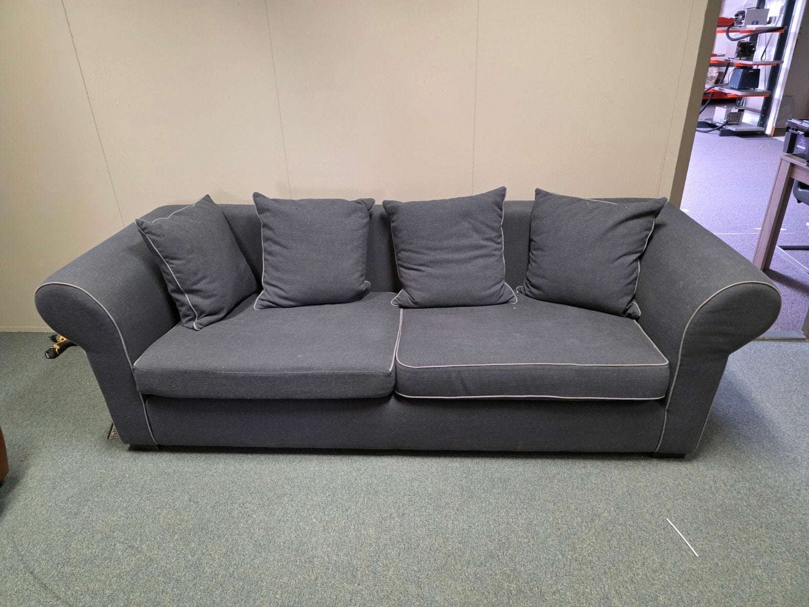 Gratis bankstel en stoel, Ophalen, Gebruikt, 75 tot 100 cm