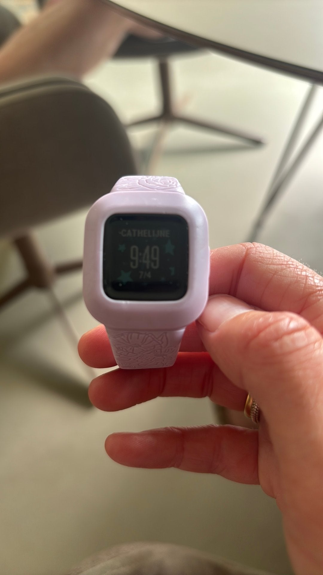 Garmin horloge junior lila, Ophalen of Verzenden, Zo goed als nieuw, Paars, Android