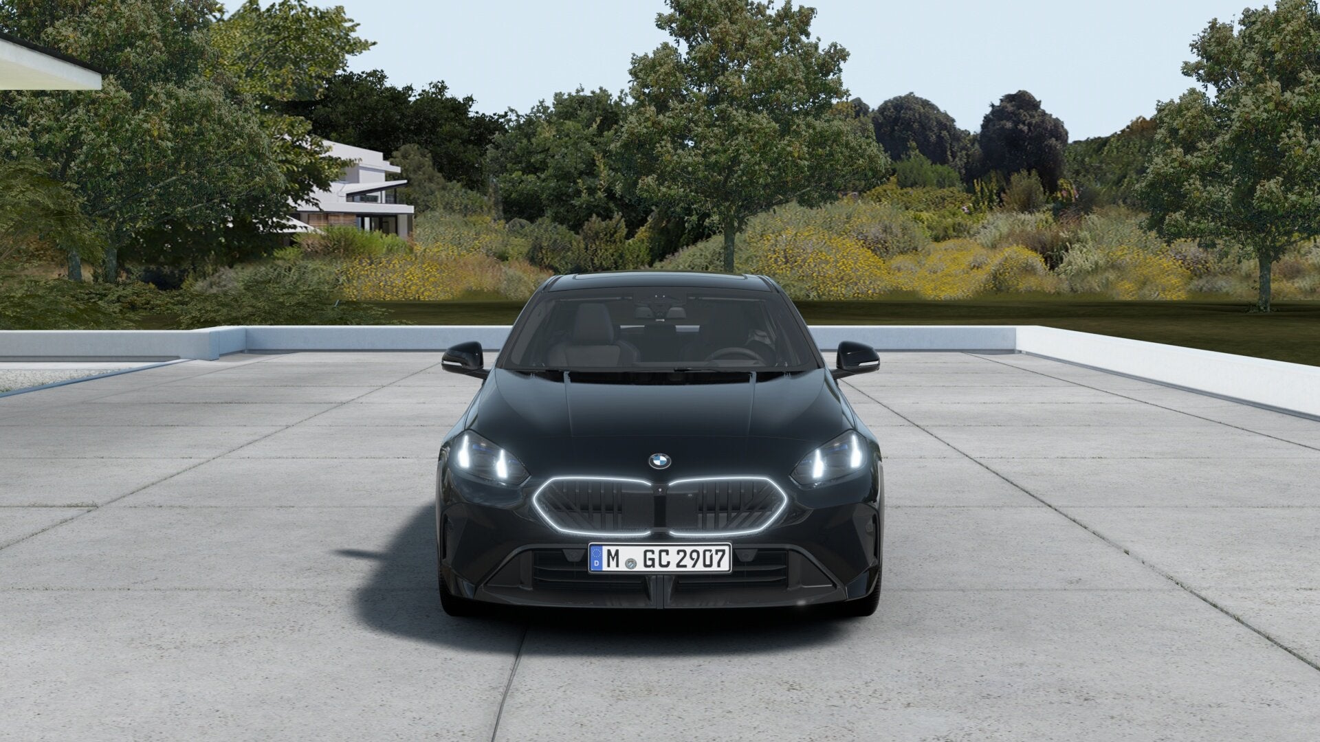 BMW 1 Serie 120 M Sport Automaat / Panoramadak / Sportstoele, Auto's, Zwart, 156 pk, Zwart, Bedrijf