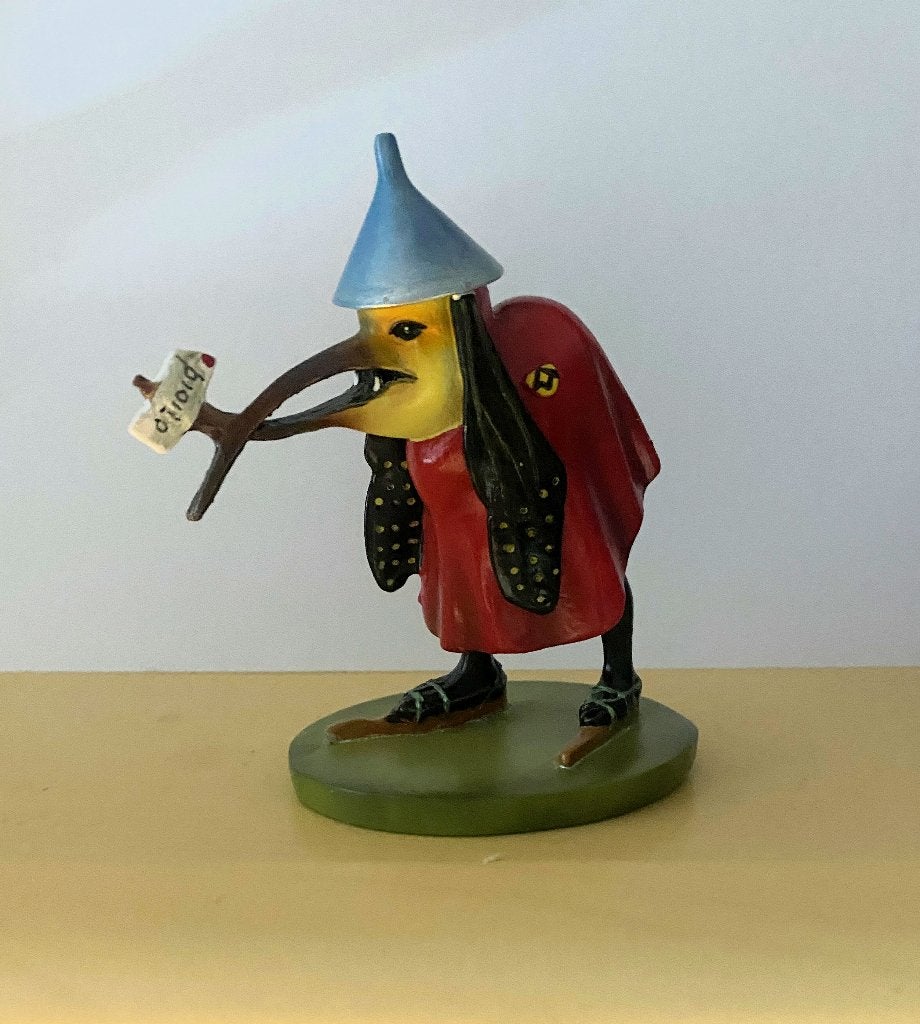 Jeroen Bosch – Vogel met Brief (3D Museum Replica), Verzenden, Beeldhouwkunst, Nieuw, Jheronimus Bosch