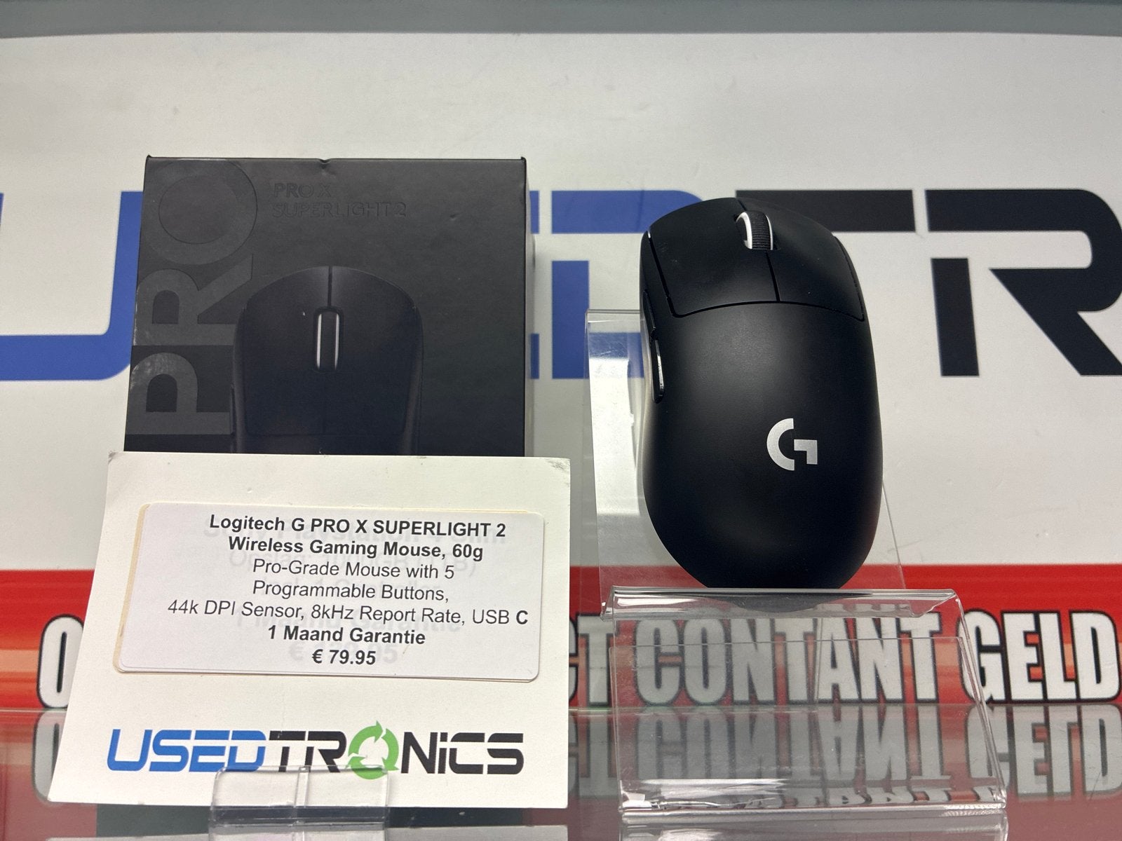 Logitech G PRO X SUPERLIGHT 2 Draadloze Gaming Muis, Computers en Software, Muizen, Rechtshandig, Muis, Gaming muis, Ophalen of Verzenden