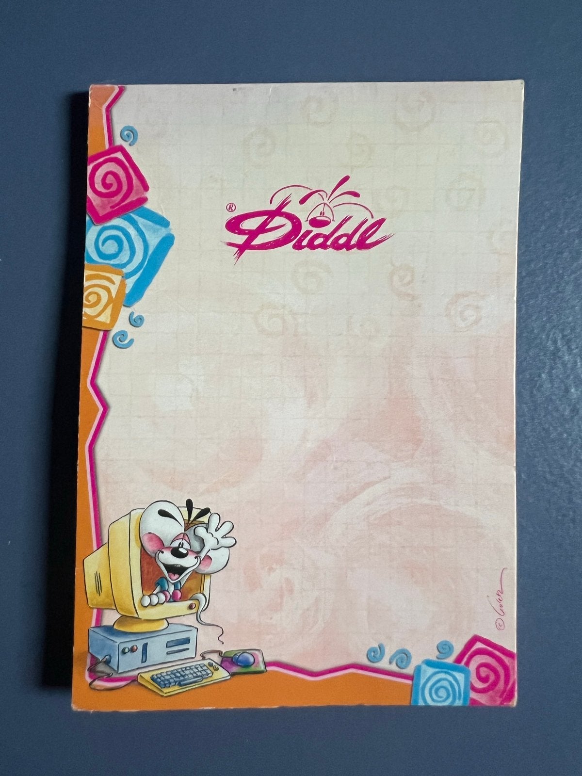 Diddl Reibedufftblock "Spezial" - Diddl muis op computer, Verzamelen, Ophalen of Verzenden, Diddl, Gebruikt, Papier, Kaart of Schrift