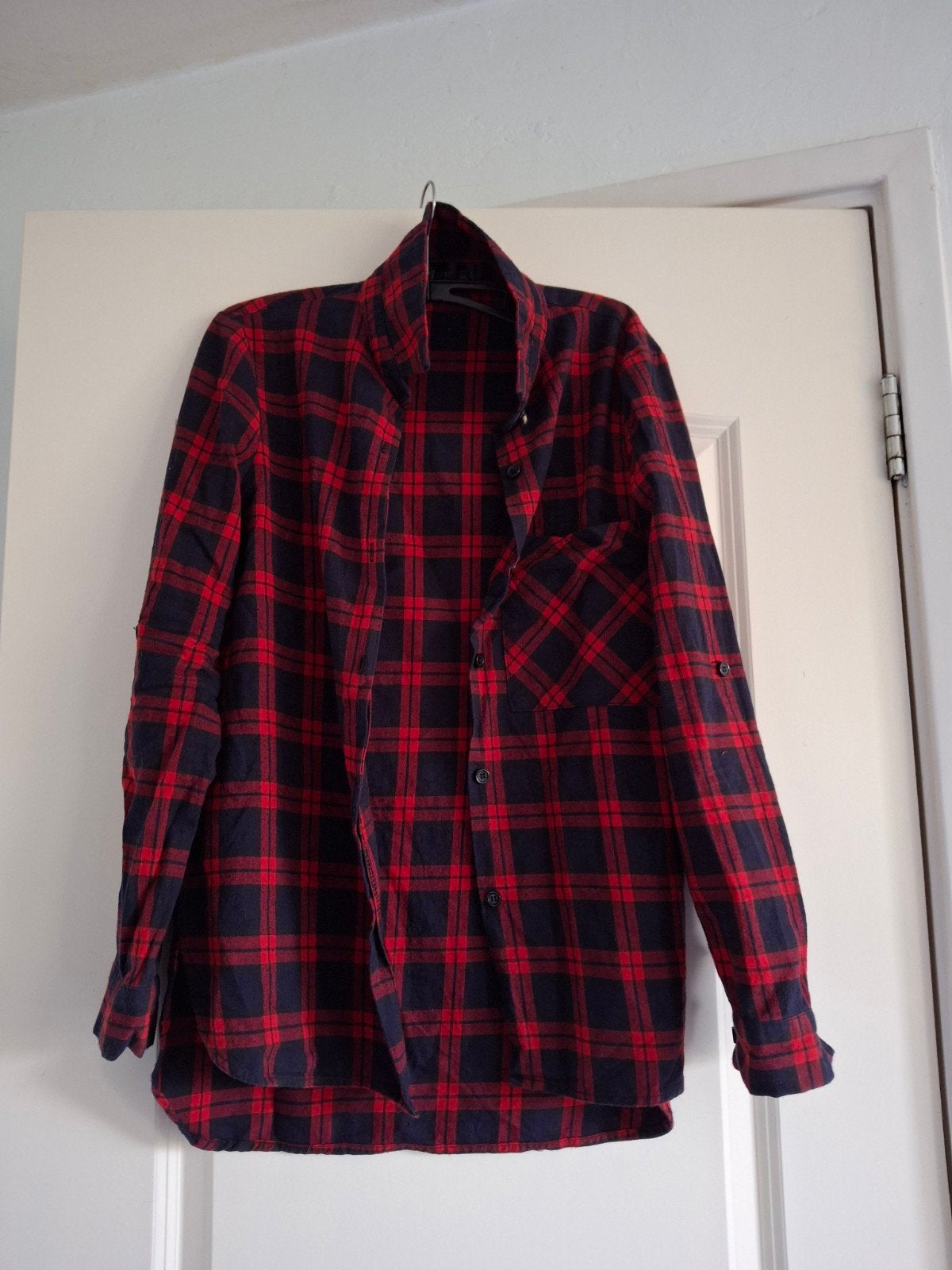 Geruite blouse mt S, Ophalen of Verzenden, Zo goed als nieuw, Maat 38/40 (M)