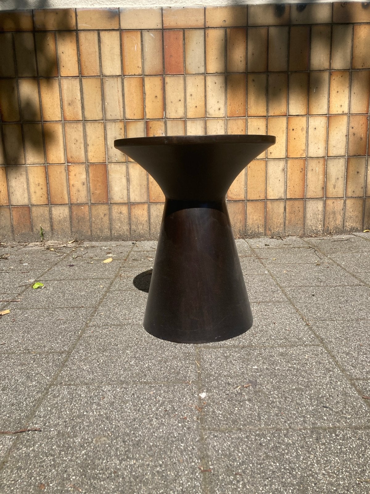 metalen bijzettafeltje - zwart, Ophalen, Minder dan 45 cm, Minder dan 55 cm, Gebruikt