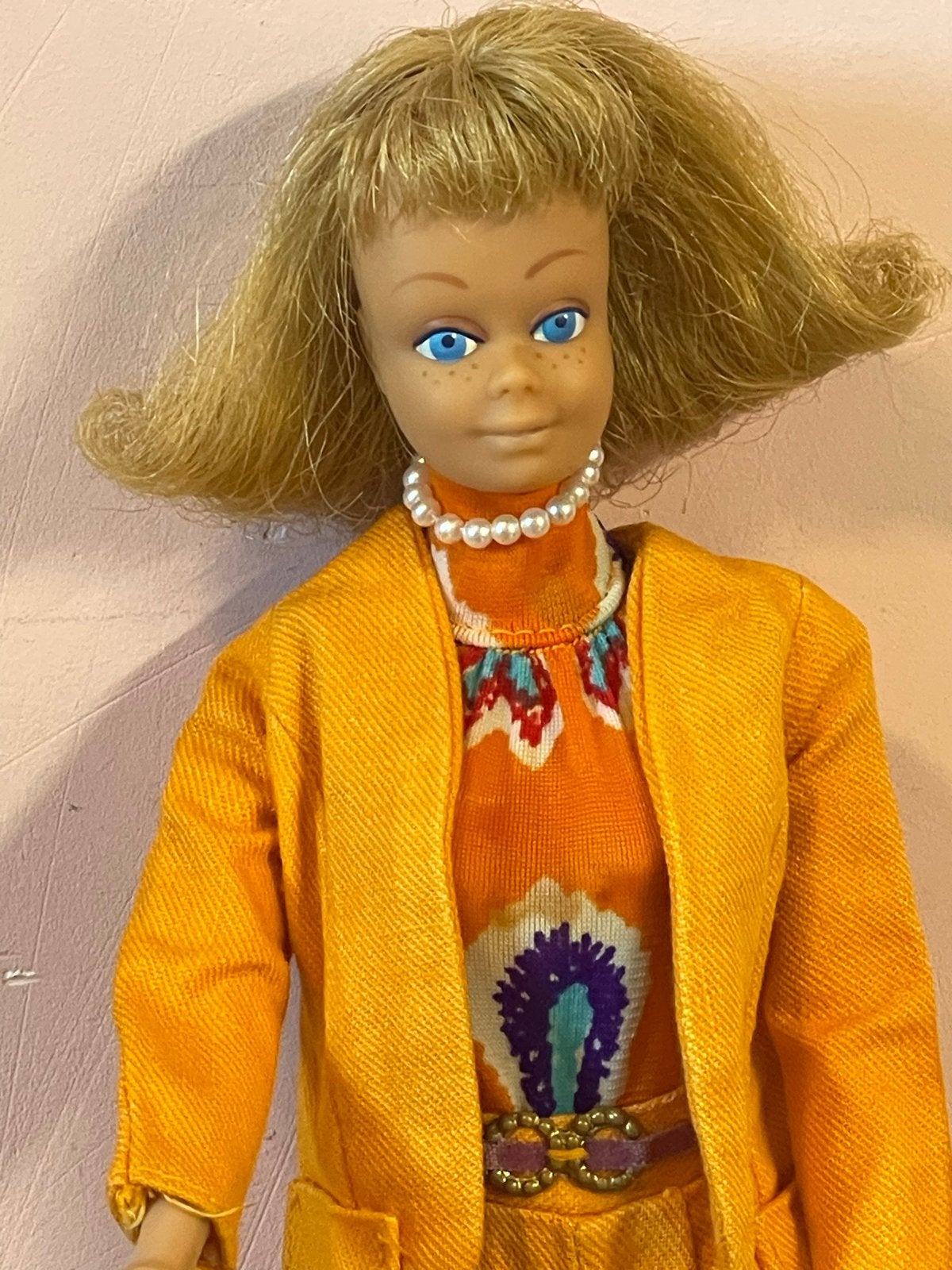 Vintage Barbie Midge pop met diverse outfits, Ophalen of Verzenden, Gebruikt