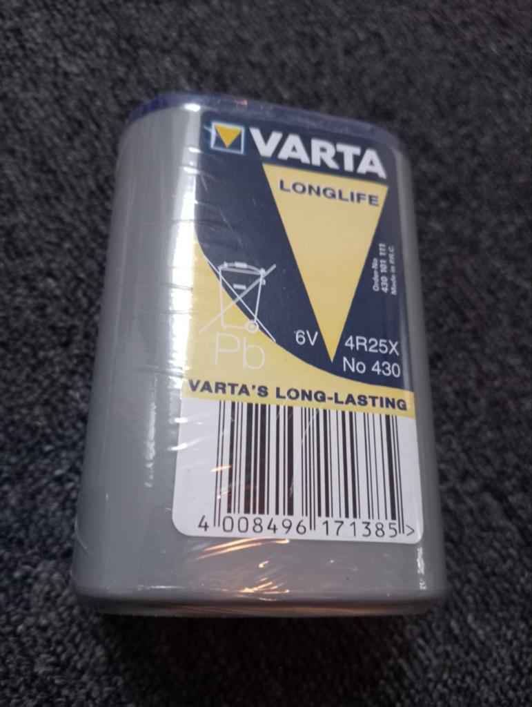 Varta Longlife 6V Batterij voor Pomp/Caravan Kraan, Ophalen of Verzenden