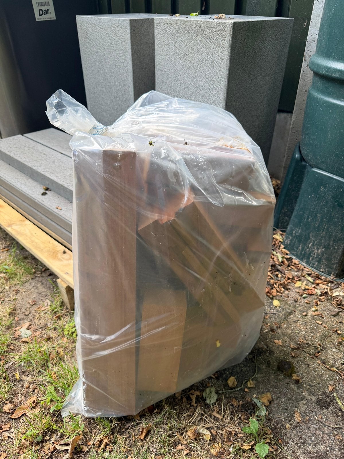 Zakken hardhout +/- 10kg, Tuin en Terras, Haardhout, Minder dan 3 m³, Ophalen