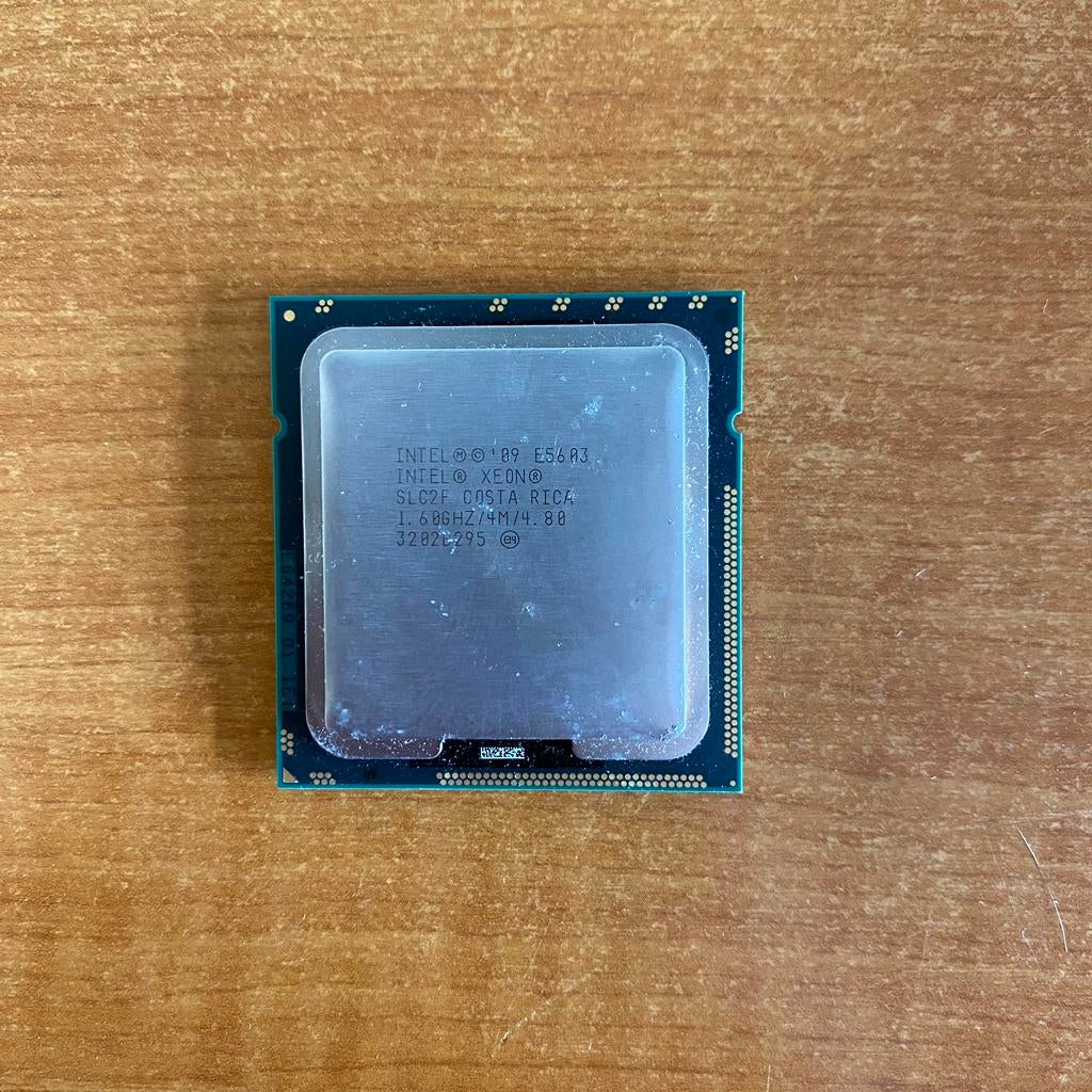 Intel Xeon E5603 @1,60GHz ( LGA 1366 ), Computers en Software, Processors, Gebruikt, 4-core, Minder dan 2 Ghz, Ophalen of Verzenden