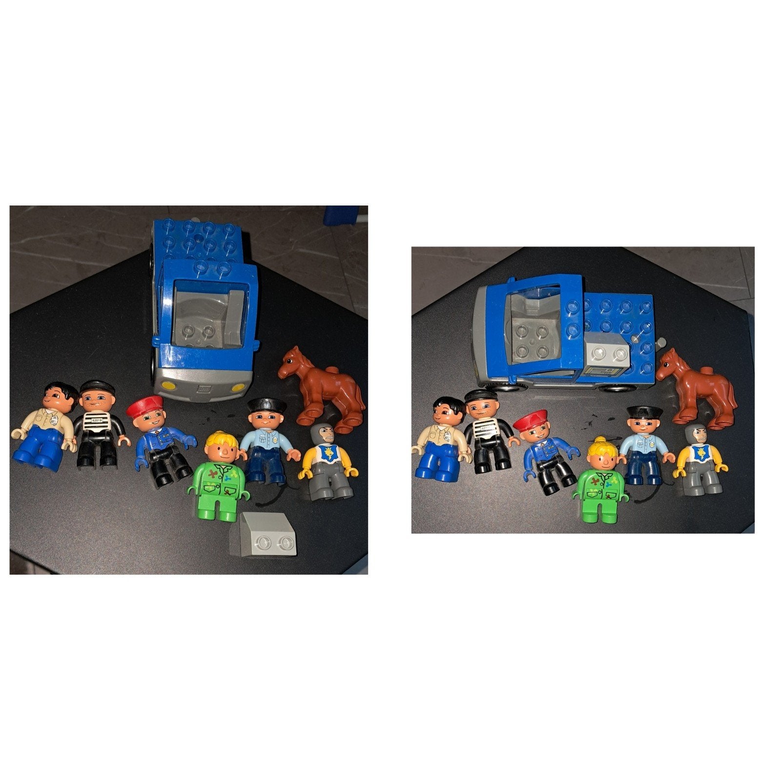 Duplo origineel Auto+Poppetjes+Paard, Ophalen of Verzenden, Zo goed als nieuw, Accessoire, Duplo