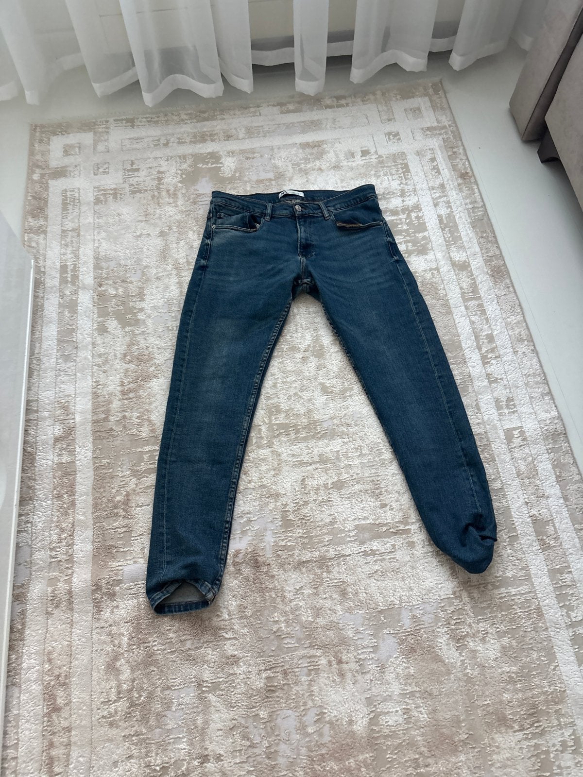 Zara spijkerbroek - Blauw - Maat W32, Ophalen of Verzenden, Zo goed als nieuw, Blauw, W32 (confectie 46) of kleiner
