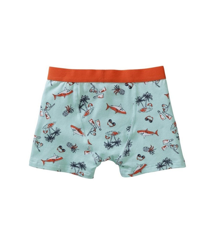 HEMA munt kleur jongens boxer zomers dessin haaien 134-140, Nacht- of Onderkleding, Nieuw, Ophalen of Verzenden, Hema