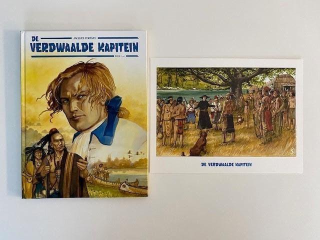 De verdwaalde kapitein, HC met ex-libris, Terpant, pioniers, Eén stripboek, Ophalen of Verzenden, Nieuw
