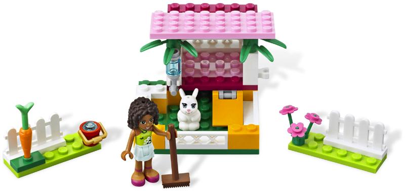 Lego Friends 3938 Andrea's Bunny House, Ophalen of Verzenden, Zo goed als nieuw, Complete set, Lego