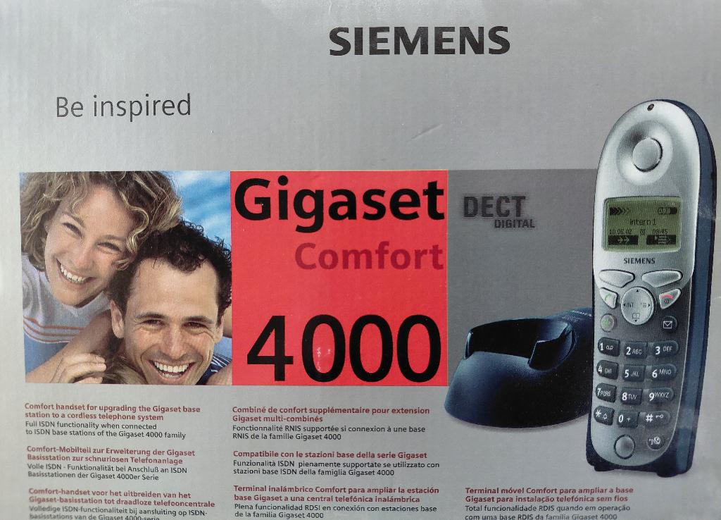 Siemens Gigaset Comfort 4000 met Siemens Gigaset M34 USB, Ophalen, Overige modellen, Zo goed als nieuw, Zonder simlock