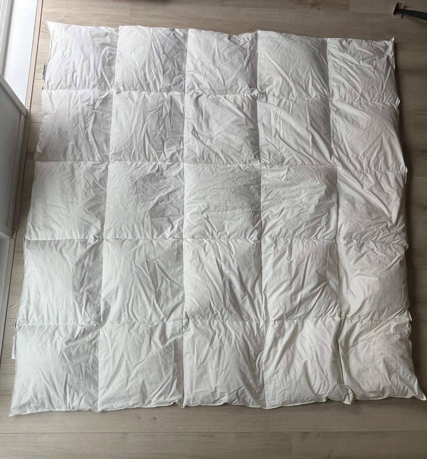IKEA MYSA RÖNN dekbed 200 x 200, Huis en Inrichting, Gebruikt, Wit, Tweepersoons, Ophalen of Verzenden