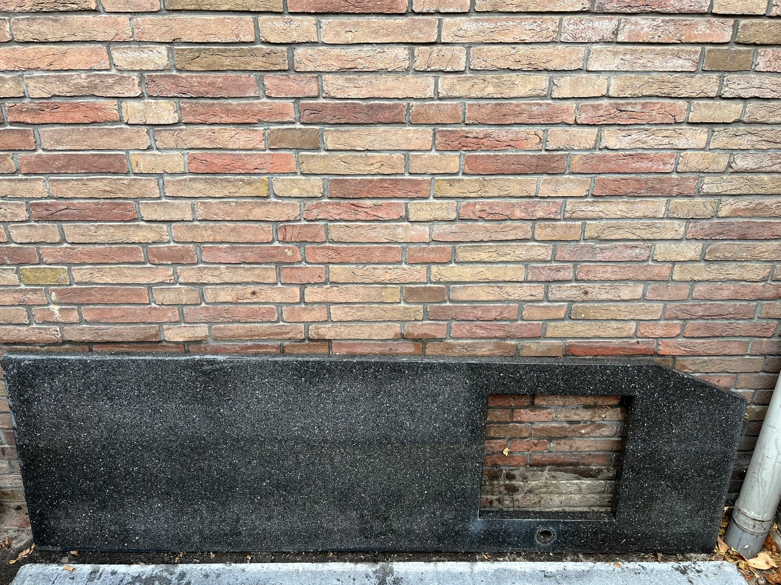 Terrazzo aanrechtbladen, Ophalen, Gebruikt