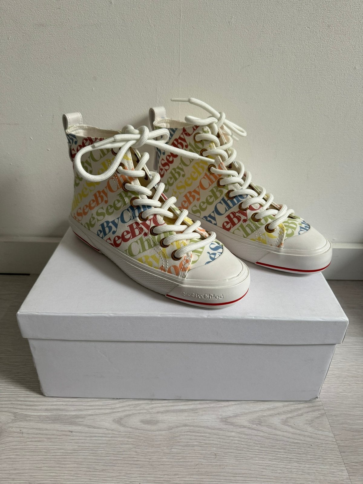 Nieuw See by Chloé sneakers maat 37, Kleding | Dames, Verzenden, Wit, Nieuw, Sneakers of Gympen